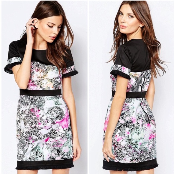 SALE🔥FRENCH CONNECTION MINERAL POOL SHIFT DRESS - Picture 1 of 6